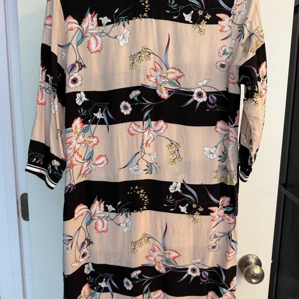Floral Striped Dress